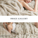 マイクロファイバーブランケット〔シングル〕 ファー ブランケット もこもこ 毛布 シングル ふわふわ 柔らか 140×200cm ひざ掛け おしゃれ お昼寝ケット かけ毛布 フェイクファー 洗える 秋冬用 ぼん家具