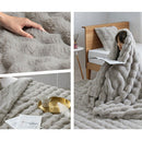 マイクロファイバーブランケット〔セミダブル〕 ファー ブランケット もこもこ 毛布 セミダブル ふわふわ 柔らか 160×200cm ひざ掛け おしゃれ お昼寝ケット かけ毛布 フェイクファー 洗える 秋冬用 ぼん家具