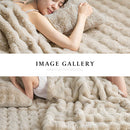 ラグマット〔130×190cm〕 ファー ラグ 130×190cm ラグマット ふわふわ フロアマット おしゃれ 韓国風 フェイクファー もこもこ 秋冬用 絨毯 1.5畳 滑り止め付き 丸洗い 手洗い ぼん家具