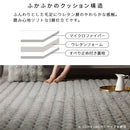 ラグマット〔130×190cm〕 ファー ラグ 130×190cm ラグマット ふわふわ フロアマット おしゃれ 韓国風 フェイクファー もこもこ 秋冬用 絨毯 1.5畳 滑り止め付き 丸洗い 手洗い ぼん家具