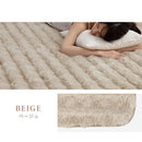 ラグマット〔190×190cm〕 ファー ラグ 190×190cm ラグマット ふわふわ フロアマット おしゃれ 韓国風 フェイクファー もこもこ 秋冬用 絨毯 2畳 滑り止め付き 丸洗い 手洗い ぼん家具