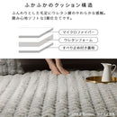 ラグマット〔円形直径140cm〕 ファー ラグ 直径140cm ラグマット ふわふわ フロアマット おしゃれ 韓国風 フェイクファー もこもこ 秋冬用 絨毯 1.5畳 滑り止め付き 丸洗い 手洗い ぼん家具