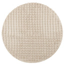 ラグマット〔円形直径200cm〕 ファー ラグ 直径200cm ラグマット ふわふわ フロアマット おしゃれ 韓国風 フェイクファー もこもこ 秋冬用 絨毯 2畳 滑り止め付き 丸洗い 手洗い ぼん家具