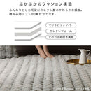 ラグマット〔円形直径200cm〕 ファー ラグ 直径200cm ラグマット ふわふわ フロアマット おしゃれ 韓国風 フェイクファー もこもこ 秋冬用 絨毯 2畳 滑り止め付き 丸洗い 手洗い ぼん家具