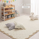 マルチケット〔190×240cm〕 ラグ ラグマット 洗える 3畳 マルチケット カーペット キルトラグ おしゃれ 190×240 北欧 丸洗い 長方形 フリル 花柄 ウェーブ オーナメント柄 ぼん家具