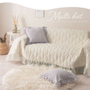 マルチケット〔190×240cm〕 ラグ ラグマット 洗える 3畳 マルチケット カーペット キルトラグ おしゃれ 190×240 北欧 丸洗い 長方形 フリル 花柄 ウェーブ オーナメント柄 ぼん家具