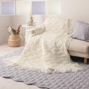 マルチケット〔190×190cm〕 ラグ ラグマット 洗える 2畳 マルチケット カーペット キルトラグ おしゃれ 190×190 北欧 丸洗い 正方形 フリル 花柄 ウェーブ オーナメント柄 ぼん家具