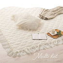 マルチケット〔190×190cm〕 ラグ ラグマット 洗える 2畳 マルチケット カーペット キルトラグ おしゃれ 190×190 北欧 丸洗い 正方形 フリル 花柄 ウェーブ オーナメント柄 ぼん家具