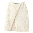 巻きブランケット ブランケット ひざ掛け あったかい 巻きスカート ロング丈 78cm ウエストゴム スナップボタン付き フリーサイズ ふわもこ 裏起毛 スカート おしゃれ ぼん家具