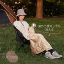 巻きブランケット ブランケット ひざ掛け あったかい 巻きスカート ロング丈 78cm ウエストゴム スナップボタン付き フリーサイズ ふわもこ 裏起毛 スカート おしゃれ ぼん家具