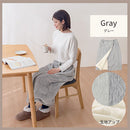 巻きブランケット ブランケット ひざ掛け あったかい 巻きスカート ロング丈 78cm ウエストゴム スナップボタン付き フリーサイズ ふわもこ 裏起毛 スカート おしゃれ ぼん家具