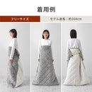 1人用こたつ布団 ひざ掛け 毛布 ブランケット 90×120cm 2枚合わせ毛布 ポケット型 こたつ布団 1人用 足入れ毛布 厚手 おしゃれ ボタン ボア 裏起毛 洗える 節電 ぼん家具