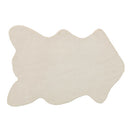 ラビットファー調アクセントラグ 100×70cm 韓国風 ラグ マット リビング ふわふわ センターラグ 柔らかい シンプル インテリアラグ ぼん家具