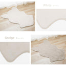 ラビットファー調アクセントラグ 100×70cm 韓国風 ラグ マット リビング ふわふわ センターラグ 柔らかい シンプル インテリアラグ ぼん家具