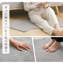 ラビットファー調アクセントラグ 100×70cm 韓国風 ラグ マット リビング ふわふわ センターラグ 柔らかい シンプル インテリアラグ ぼん家具