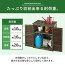 木製ルーバー物置 屋外収納庫 物置 屋外 おしゃれ 木目 スリム 小型物置 収納 ベランダ ガーデンファニチャー 庭 天然木 杉 ウッドストッカー 木製 屋外物置 扉付 中型 小型 ぼん家具