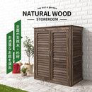 木製ルーバー物置 屋外収納庫 物置 屋外 おしゃれ 木目 スリム 小型物置 収納 ベランダ ガーデンファニチャー 庭 天然木 杉 ウッドストッカー 木製 屋外物置 扉付 中型 小型 ぼん家具