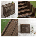 室外機カバー 室外機カバー 大型 おしゃれ 節電 木製 室外機 日よけ エアコン室外機カバー 棚 ガーデニング ラック 格子 庭 ベランダ ぼん家具