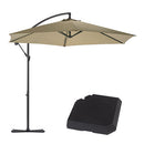 ガーデンパラソル 吊り下げ式 ガーデンパラソルセット 大型 自立式 ガーデンパラソル セット おしゃれ パラソルベース 付き UVカット 庭 ガーデンファニチャー アウトドア用品 無地 ぼん家具