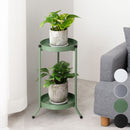 プランタースタンド〔小〕 プランタースタンド 2段 おしゃれ スリム 植木鉢 スタンド 観葉植物 棚 花台 室内 植物棚 脚付き 観葉植物スタンド 玄関 リビング 植物 台 高さ50cm ぼん家具