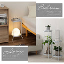 プランタースタンド〔小〕 プランタースタンド 2段 おしゃれ スリム 植木鉢 スタンド 観葉植物 棚 花台 室内 植物棚 脚付き 観葉植物スタンド 玄関 リビング 植物 台 高さ50cm ぼん家具