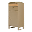 宅配ボックス 宅配ボックス ポスト 郵便受け 一戸建て ポスト一体型 大容量 置き配 置き型ポスト 盗難防止 ダイヤル錠 スタンドタイプ 縦型 大型 メールボックス ぼん家具