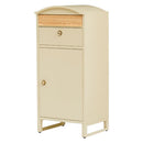 宅配ボックス 宅配ボックス ポスト 郵便受け 一戸建て ポスト一体型 大容量 置き配 置き型ポスト 盗難防止 ダイヤル錠 スタンドタイプ 縦型 大型 メールボックス ぼん家具