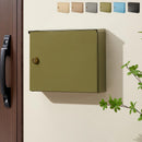 壁掛けポスト ポスト 郵便受け 壁掛けポスト ダイヤル式 メールボックス A4 レターパック メール便対応 大きめ 大容量 家庭用 盗難 防止 錆びにくい 玄関 壁付け ぼん家具