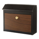 壁掛けポスト ポスト 郵便受け 壁掛けポスト ダイヤル式 メールボックス 木目 レターパック メール便対応 大きめ 大容量 家庭用 盗難 防止 錆びにくい 玄関 壁付け ぼん家具