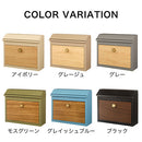 壁掛けポスト ポスト 郵便受け 壁掛けポスト ダイヤル式 メールボックス 木目 レターパック メール便対応 大きめ 大容量 家庭用 盗難 防止 錆びにくい 玄関 壁付け ぼん家具