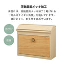 壁掛けポスト ポスト 郵便受け 壁掛けポスト ダイヤル式 メールボックス 木目 レターパック メール便対応 大きめ 大容量 家庭用 盗難 防止 錆びにくい 玄関 壁付け ぼん家具