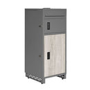 メールBOX付き宅配ボックス 木目 ポスト一体型