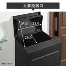 メールBOX付き宅配ボックス 木目 ポスト一体型