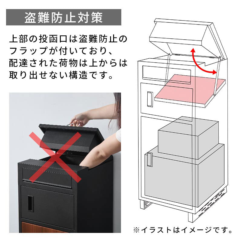 メールBOX、宅配BOX 楽天市場】宅配ボックス付きポスト 宅配BOX 新聞受け 郵便 メール便