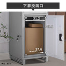 メールBOX付き宅配ボックス 木目 ポスト一体型