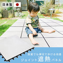 ジョイント遮熱パネル〔18枚セット〕 ジョイントマット タイル 屋外 ジョイント 遮熱ジョイントパネル マット 冷感 遮熱 暑さ対策 熱中症対策 DIY 簡単設置 防水 18枚 30cm角 おしゃれ ぼん家具