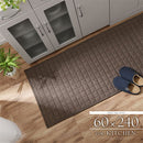 キルトキッチンマット〔60×240cm〕 キッチンマット 240 台所マット ダイニングマット おしゃれ 洗える 拭ける キルトマット ラグ 北欧 滑り止め 厚手 60×240 床暖房対応 FRUTO