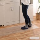 透明キッチンマット〔45×180cm〕 キッチンマット マット ラグ 拭ける 180 おしゃれ 透明 キッチン 台所 撥水 床 傷防止 カットできる クリアキッチンマット 45×180 ぼん家具