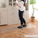 透明キッチンマット〔45×240cm〕 キッチンマット マット ラグ 拭ける 240 おしゃれ 透明 キッチン 台所 撥水 床 傷防止 カットできる クリアキッチンマット 45×240 ぼん家具