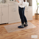 透明キッチンマット〔60×120cm〕 キッチンマット マット ラグ 拭ける 120 おしゃれ 透明 キッチン 台所 撥水 床 傷防止 カットできる クリアキッチンマット 60×120 ぼん家具