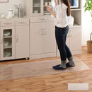 透明キッチンマット〔60×180cm〕 キッチンマット マット ラグ 拭ける 180 おしゃれ 透明 キッチン 台所 撥水 床 傷防止 カットできる クリアキッチンマット 60×180 ぼん家具