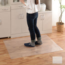 透明キッチンマット〔90×120cm〕 キッチンマット マット ラグ 拭ける 120 おしゃれ 透明 キッチン 台所 撥水 床 傷防止 カットできる クリアキッチンマット 90×120 ぼん家具