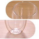 ダブルウォールグラス〔2個セット〕 コップ グラス ダブルウォールグラス 2個 セット ガラスコップ カップ 265mL 耐熱グラス コーヒーカップ ティーカップ タンブラー 食洗機対応 来客用 ぼん家具