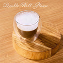 ダブルウォールグラス〔2個セット〕 コップ グラス ダブルウォールグラス 2個 セット ガラスコップ カップ 265mL 耐熱グラス コーヒーカップ ティーカップ タンブラー 食洗機対応 来客用 ぼん家具