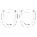 ダブルウォールグラス〔2個セット〕 コップ グラス ダブルウォールグラス 2個 セット ガラスコップ カップ 265mL 耐熱グラス コーヒーカップ ティーカップ タンブラー 食洗機対応 来客用 ぼん家具