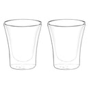ダブルウォールグラス〔2個セット〕 コップ グラス ダブルウォールグラス 2個 セット ガラスコップ カップ 245mL 耐熱グラス コーヒーカップ ティーカップ タンブラー 食洗機対応 来客用 ぼん家具