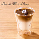 ダブルウォールグラス〔2個セット〕 コップ グラス ダブルウォールグラス 2個 セット ガラスコップ カップ 245mL 耐熱グラス コーヒーカップ ティーカップ タンブラー 食洗機対応 来客用 ぼん家具