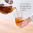 ダブルウォールグラス〔2個セット〕 コップ グラス ダブルウォールグラス 2個 セット ガラスコップ カップ 500mL 耐熱グラス コーヒーカップ ティーカップ タンブラー 食洗機対応 来客用 ぼん家具