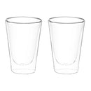 ダブルウォールグラス〔2個セット〕 コップ グラス ダブルウォールグラス 2個 セット ガラスコップ カップ 420mL 耐熱グラス コーヒーカップ ティーカップ タンブラー 食洗機対応 来客用 ぼん家具