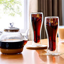 ダブルウォールビアグラス アルコールグラス ビアグラス ダブルウォールグラス 440mL ロング 大きい カップ 耐熱グラス ビールグラス タンブラー 食洗機対応 二重構造 ガラス ぼん家具